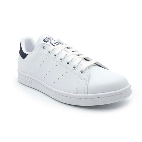 stan smith adidas wit blauw